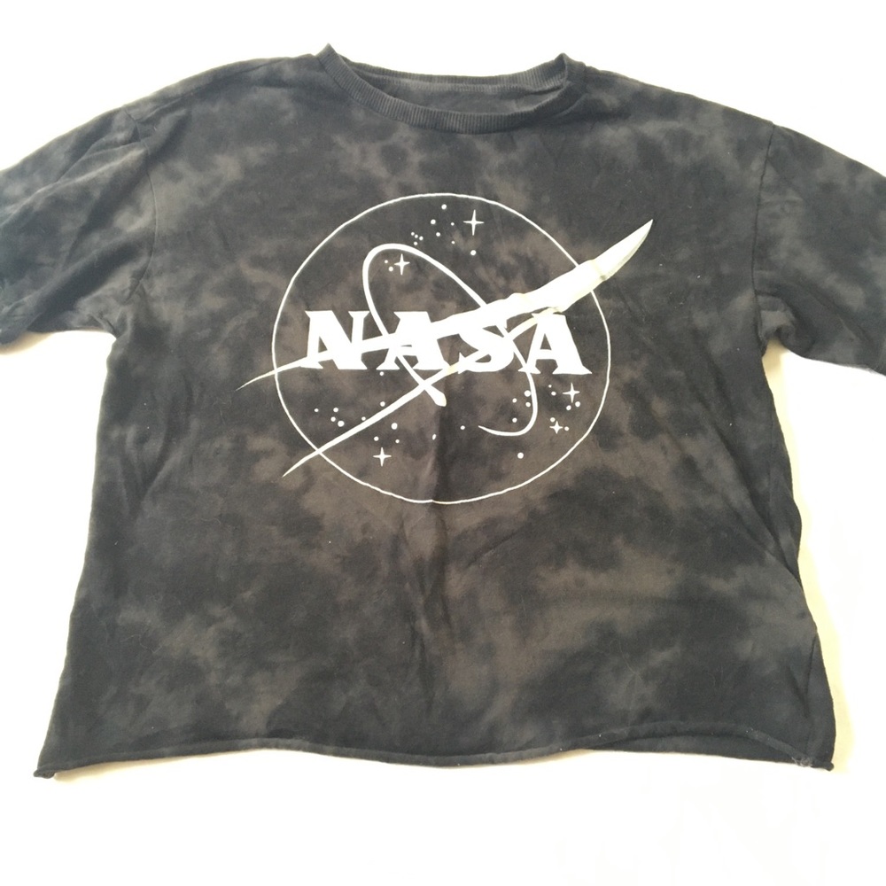 Black Washed NASA Shirt